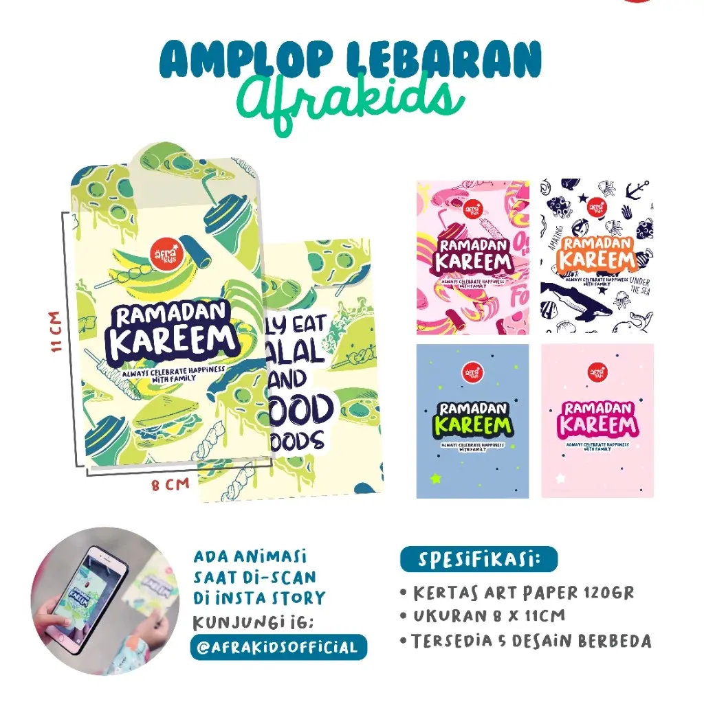 Amplop Lebaran Afrakids - AF06