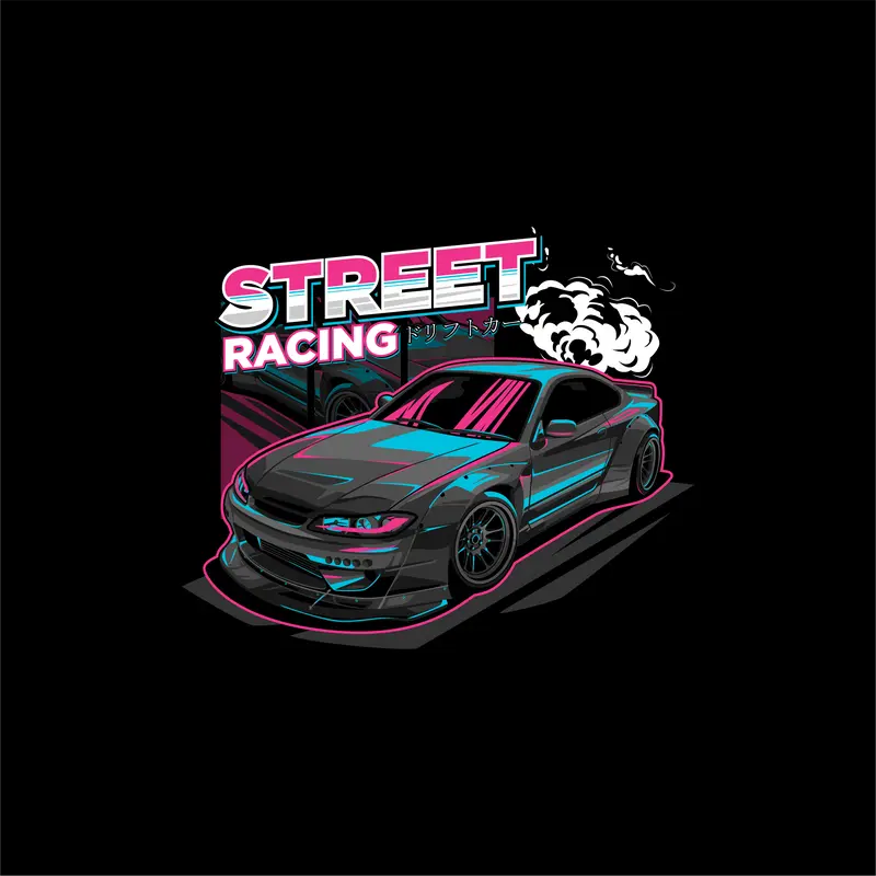 Rafago Kids Kaos Baju Anak Distro Street Racing Usia 1-13 Tahun 3