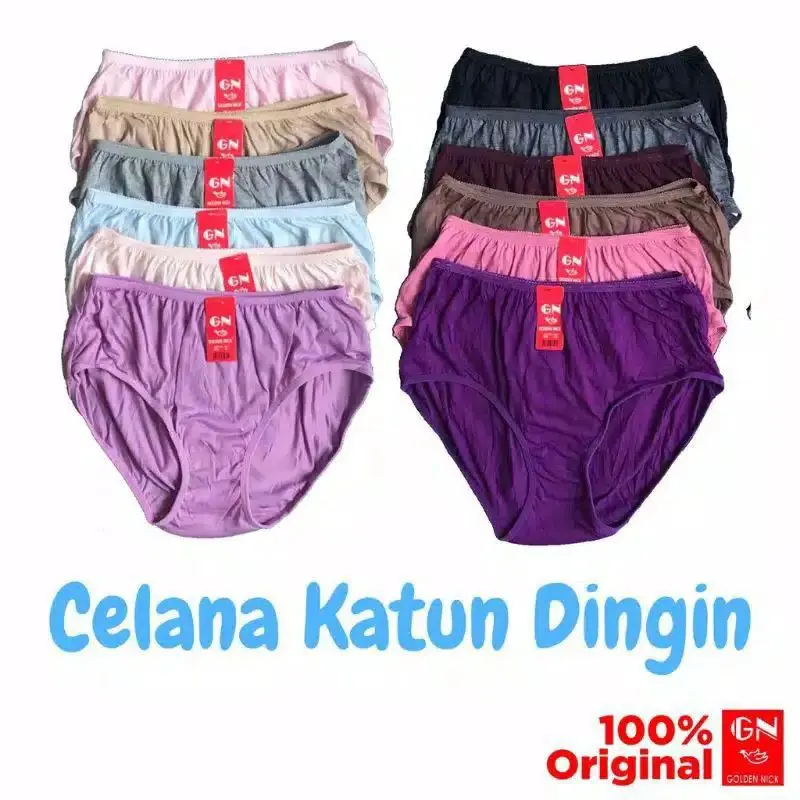 Celana Dalam Wanita Katun Cd Golden Nick 937 Warna Terang