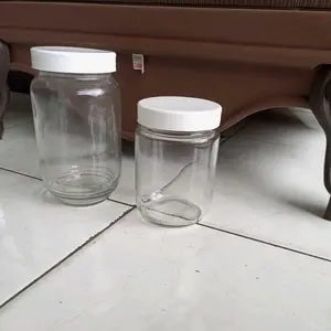 Jar Kaca Tutup Plastik / Botol Selai