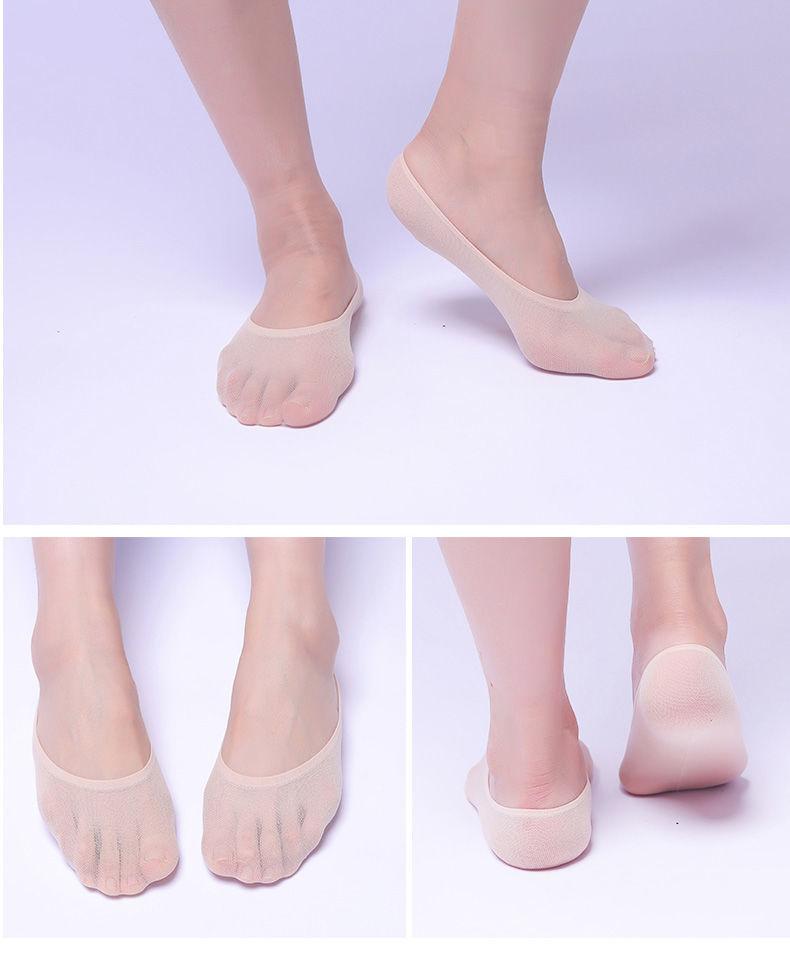 Product Introduction of Tất Vô Hình Siêu Mỏng, Dành Cho Nữ, Tất Mùa Hè Ma Thuật, Thoáng Khí, Không Trơn Trượt, Tất Thuyền, Tất Lụa Chống Mùi, Có Sẵn Trong 1-20 Đôi 15