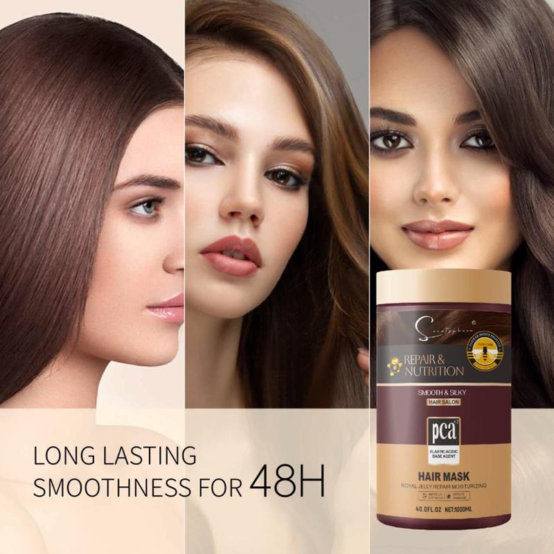 Product Introduction of 【Clean up the warehouse】ORIGINAL Scentsphere Hair mask treatment FDA Repair And Maintenance Hair Mask Hair mash conditioner 1000ml REPAIR & NUTRITION SMOOTH & SILKY HAIR SALON ROYAL JELLY REPAIR MOISTURIZING Haircare Moisture 23