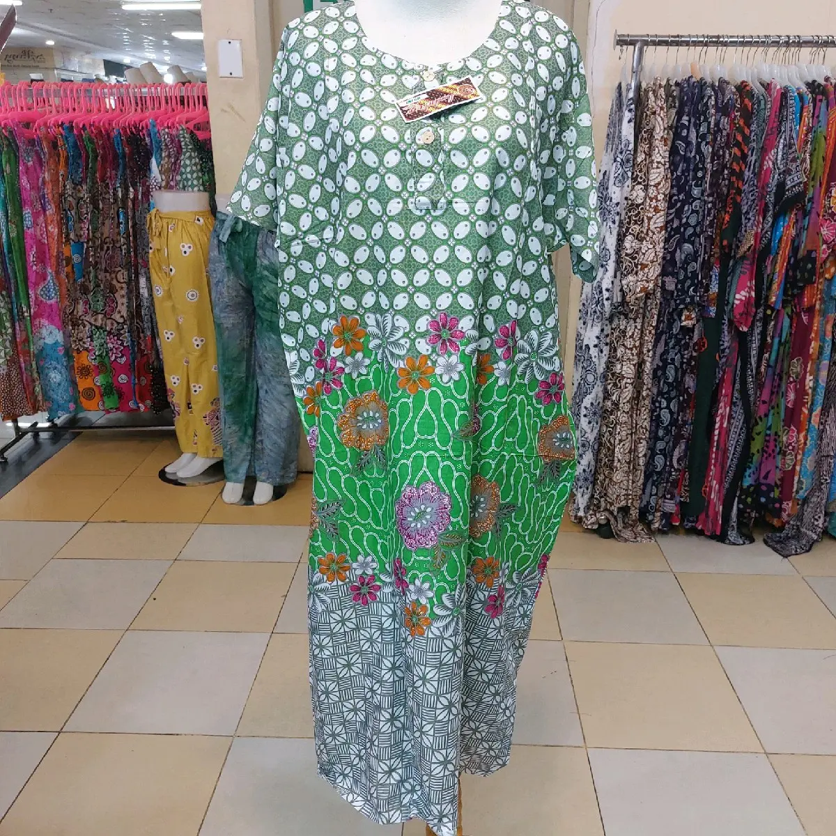 daster kotak kotak ketupat