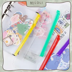 [MILOLI] Ziplock Sleeve WARNA WARNI Binder A5 Ziplock Binder A6 Ziplock Binder - E0024