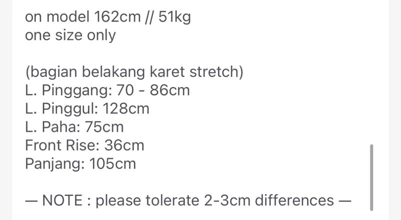 Product Introduction of GOUW PANTS - POSHA OFFICIAL Celana Panjang Wide Highwaist Pants karet polyester soft  wanita  kulot  formal  loose 0