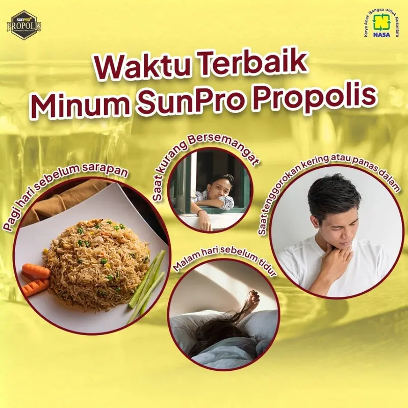 SUNPRO NASA Nano propolis memperkuat kekebalan tubuh Obat tetes multi fungsi untuk kesehatan tubuh 4