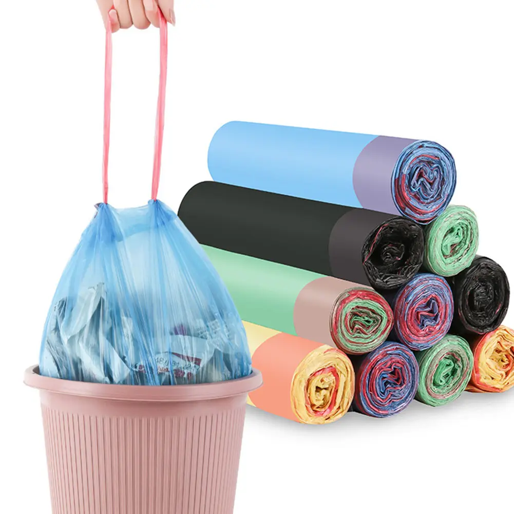 2 Rolls Automatic Closing Biodegradable Bag Camping Toilet Home Clean Composting