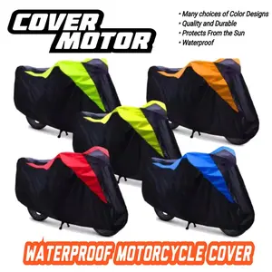 Sarung Motor Nmax aerox vespa pcx lexi adv vario beat scoopy / Cover Motor Universal Karet Motorcycle