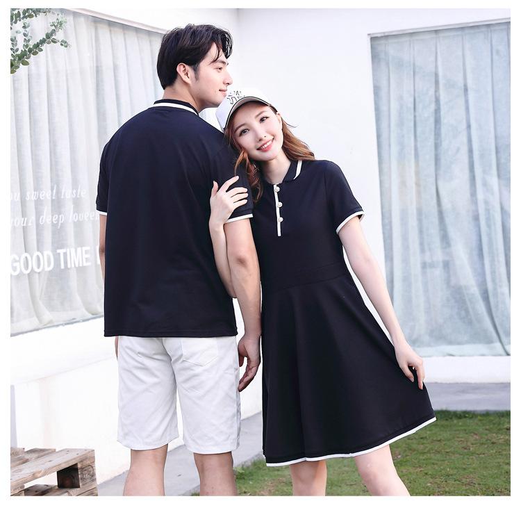 Product Introduction of Hi Mia's Shop | Spring and Summer New Internet Celebrity Parent-Child Dress Summer Classic Style Mother-Daughter Dress Short Sleeve Couple Suit 11