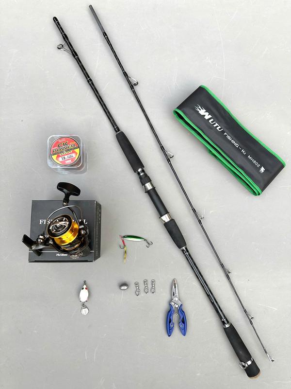  Combo Câu Đa Năng Cần WuTu Fishing K3 Máy CJ Có Kháng Mặn Kèm Phụ Kiện 