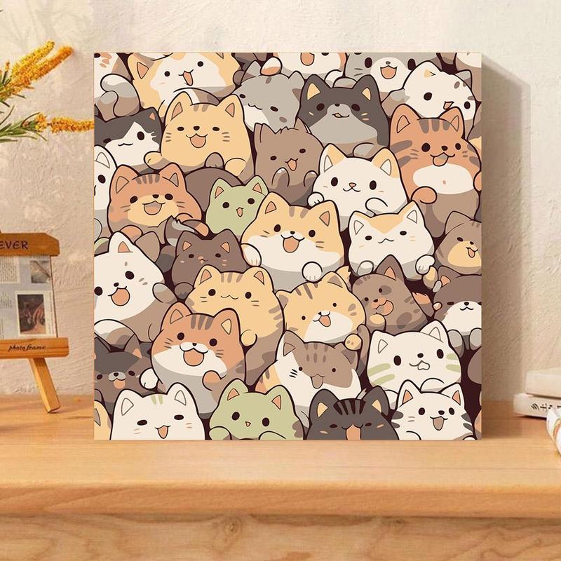 Product Introduction of Cartoon Tulip Animal Oil Painting Toy DIY Handmade Flower Coloring Painting 31