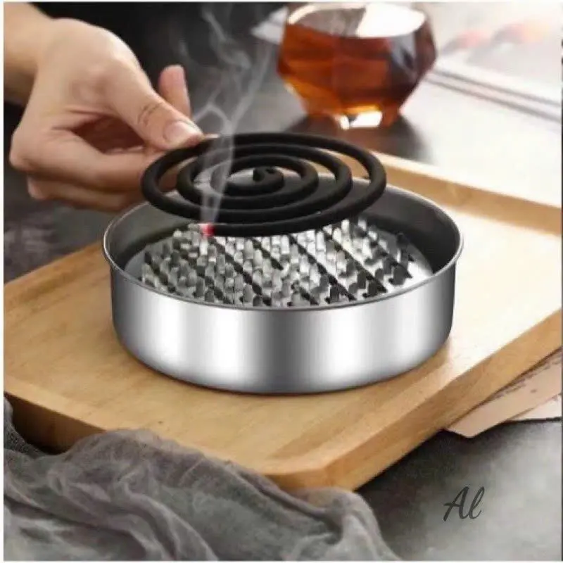 Hộp đựng hương muỗi,khay đựng hương muỗi có nắp đậy Inox