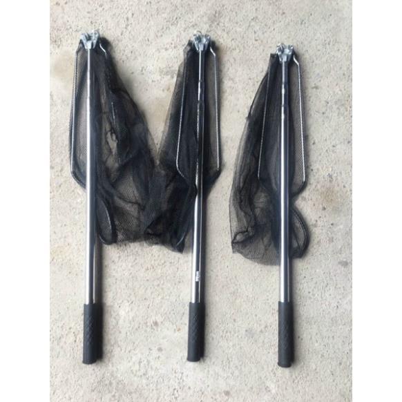 Bộ vợt vớt cá inox chiều dài 2m1 mặt vợt gấp gọn hàng chất lượng-Mika fishing