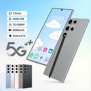 [Sedia Stock] S.24 Ultra Android 14 Layar 7,3 Inci 8000mAh 72MP+108MP 16GB+1TB 4G/5G WiFi Mobile Phone AI Pro Mode Baterai 8000mAh Bisa COD