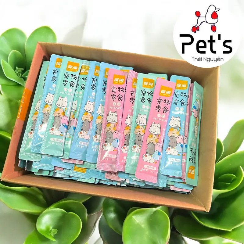 [COMBO 200 THANH Mix vị] Súp thưởng cho mèo Shizuka 15g-Pets Thái Nguyên 5
