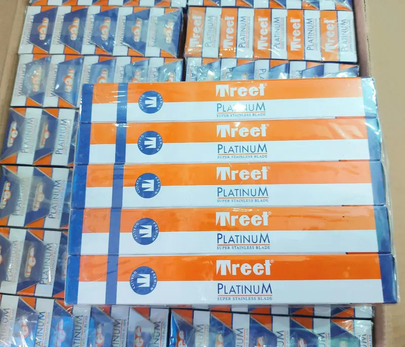 Vỉ 200 lưỡi dao lam Treet cam cạo 0