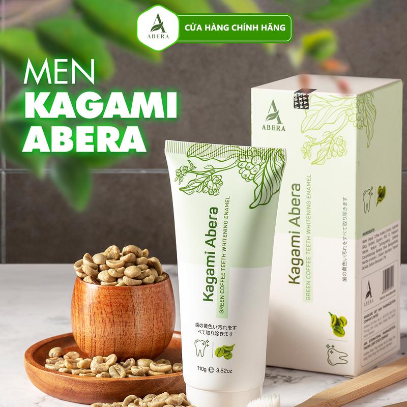 Men Trắng Răng Kagami Abera - Hỗ Trợ Làm Trắng Răng 110g