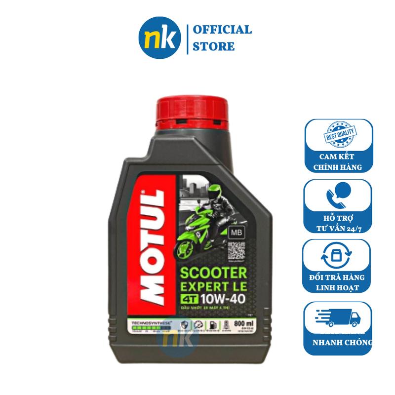 Nhớt MOTUL xe tay ga Scooter Expert LE 10W40 800ml Dầu Nhớt Dầu