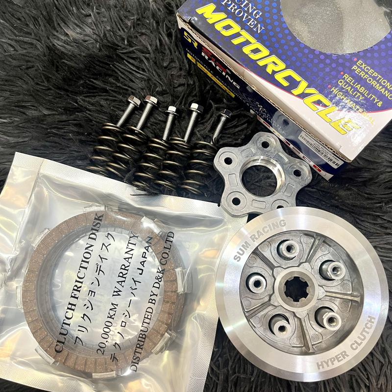 Nhôm Nồi Độ 5 lò xo Wave Dream Sum Racing - Mẫu UMA - 5 Lá Bố 4 Lá Sắt