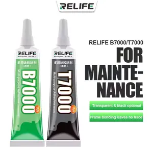 Lem LCD Bening Hitam RELIFE T7000 - B7000 - 15ML 50ML 110ML ORIGINAL