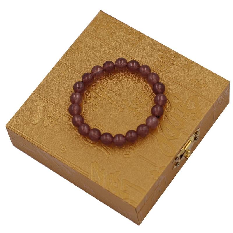 Chuỗi đeo tay nâu tím 8 ly 21 hạt DVRNT821 4