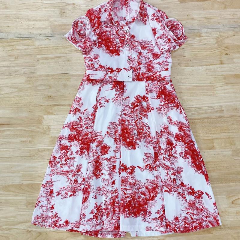 Sét Áo Cổ Đức Ngắn Tay Kèm Chân Váy Xếp Ly Phom Sang Xịn Dễ Mặc 4