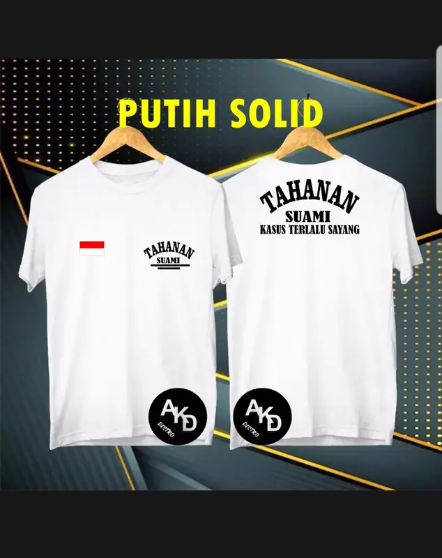 KAOS TAHANAN SUAMI / COD KAOS OBLONG LENGAN PANJANG  DAN PENDEK/ KAOS BAJU T-SHIRT/UNISEX/BAHAN PREMIUM PRIA&WANITA Katun 8