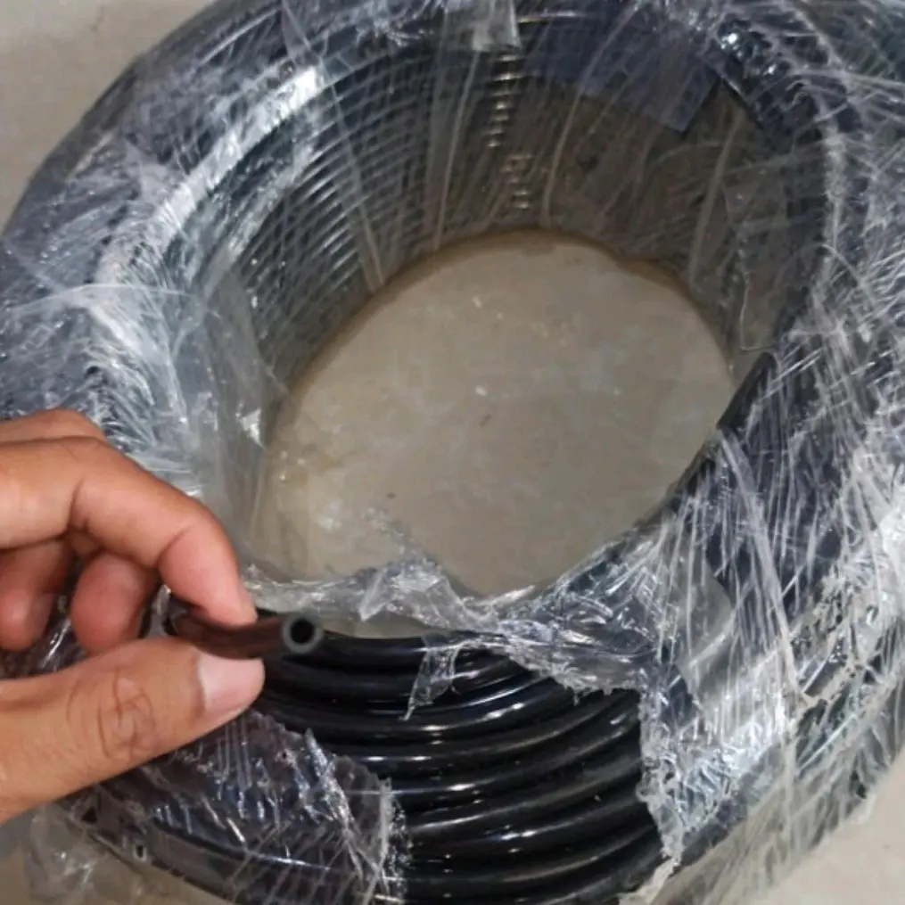 selang co2 DIY hitam 6mm tebal selang tebal untuk co2 DIY aquascape anti bocor selang co2 aquascape hitam 6mm permeter