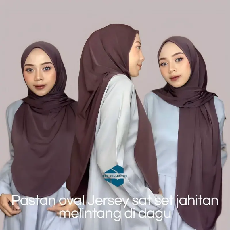 Pastan oval satset jahitan melintang didagu Nyaman