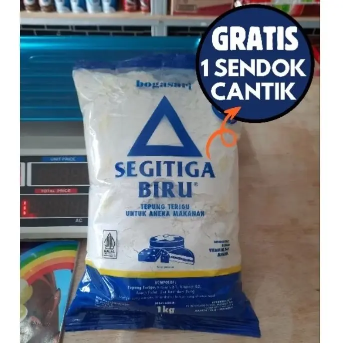 Tepung Terigu Segitiga Biru 1kg | bogasari