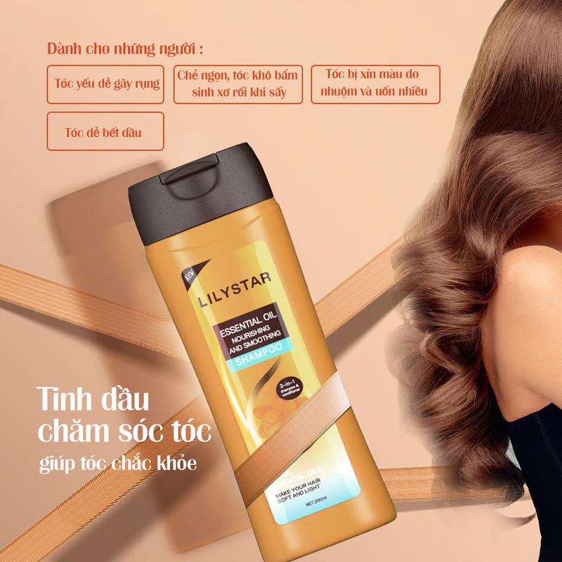 [1 CHAI] Dầu Gội Xả 2in1 Lilystar Giúp Làm Sạch, Nuôi Dưỡng Tóc, Lưu Hương Thơm Lâu Và Không Làm Bết Tóc (200ml) 2