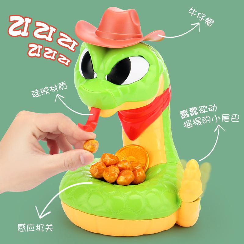 Đồ chơi rắn chuông giữ kho báu vàng cắn tay có âm thanh vui nhộn ..... 1