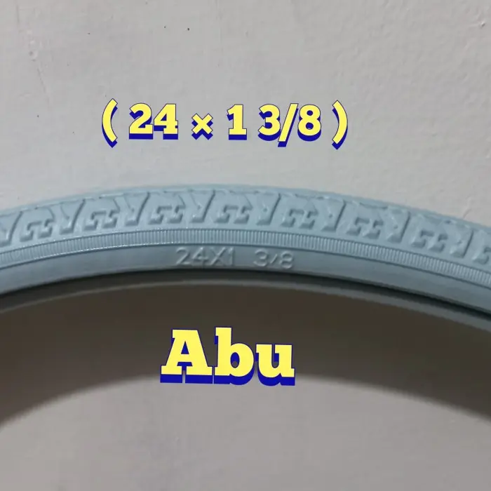 Ban mati kursi roda 24 × 1 3/8,sparepart kursi roda - Abu-abu [CM]