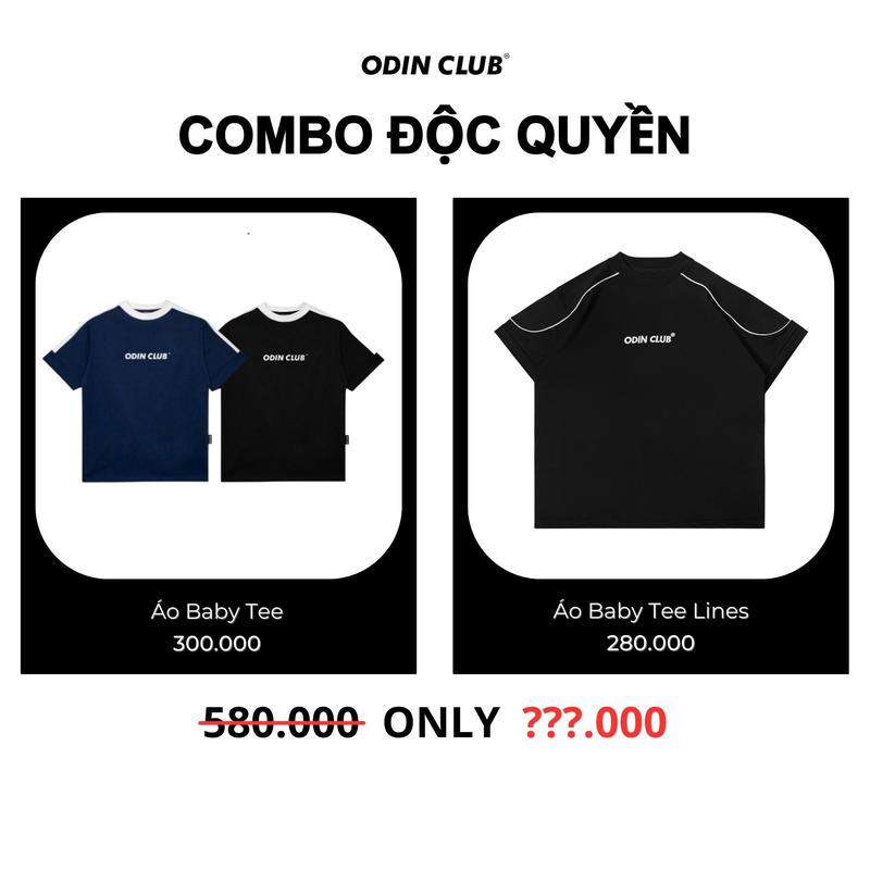 COMBO: Baby Tee và Baby Tee Lines ODIN CLUB
