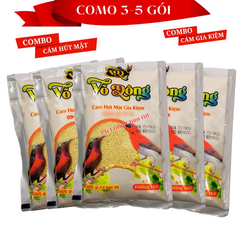 COMB 3-5 Gói Cám hút mật gia kiệm gói 100g Hàng Chính Hãng HSD 6 tháng