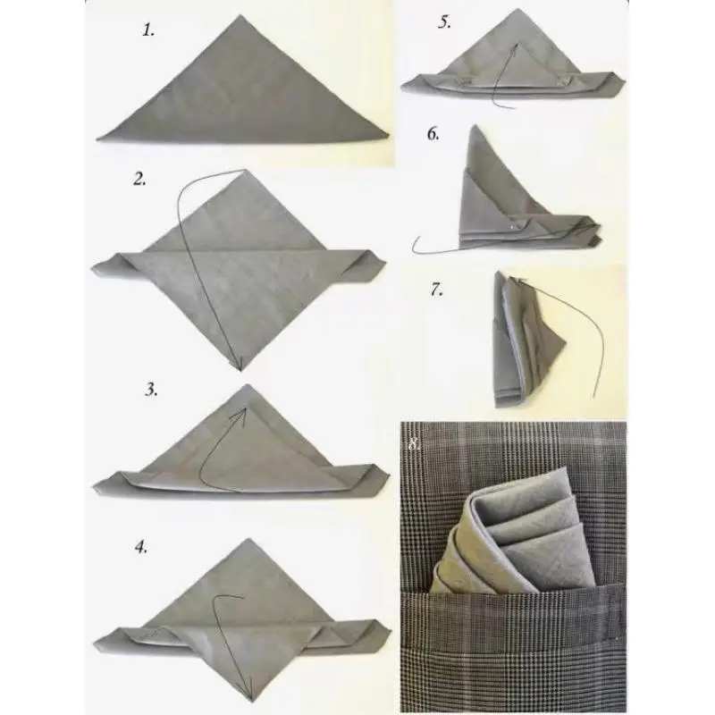Khăn nhét túi áo vest - Phụ kiện mặc áo vest - Maben 6