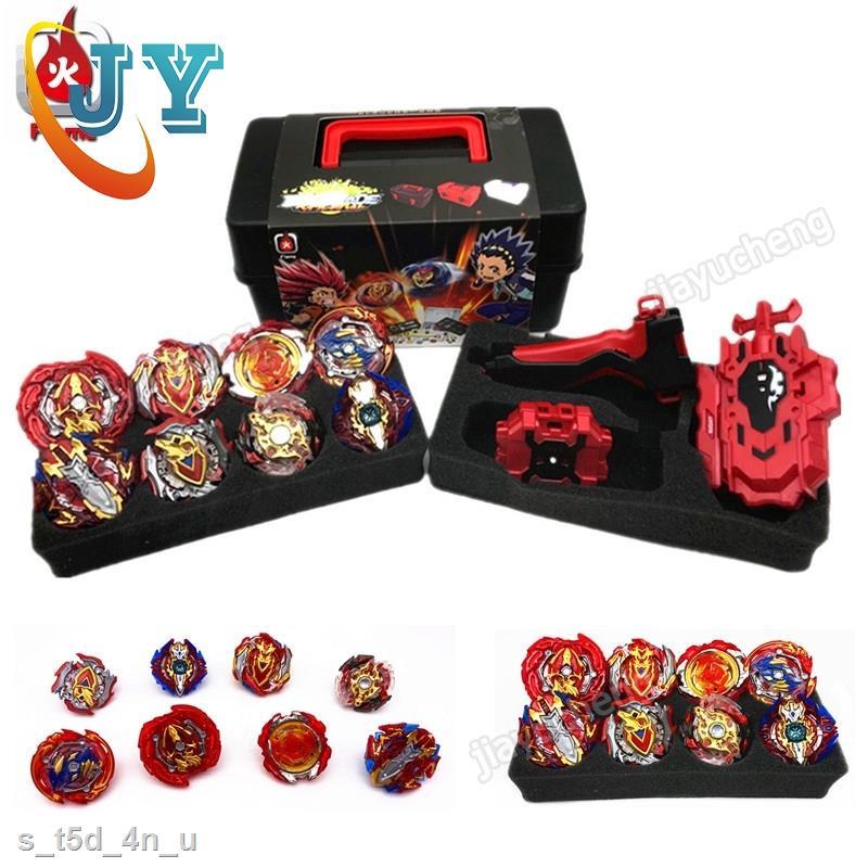 Bộ Đồ Chơi Con Quay Vô Cực Beyblade Kim Loại, 4D, Với Miếng Đệm Nảy Vui Nhộn 2