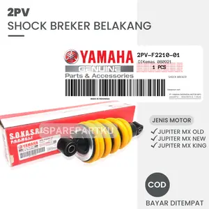 2PV SOKBREKER BELAKANG YAMAHA JUPITER MX KING LAMA BARU 135 150 / PEREDAM KEJUT SHOCKBREAKER MX OLD / SHOK BELAKANG MX NEW 135 / SOK BELAKANG MX KING / SHOCKBEREKER TABUNG / PAKET SHOCKBREAKER DEPAN BELAKANG / MONOSHOCK MX KING