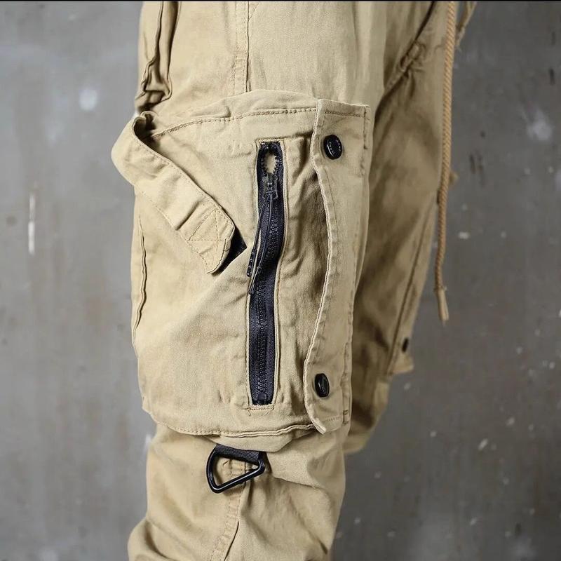 Product Introduction of 2023 Spring and Autumn New Unisex Cargo Pants Personality Versatile Slim Fit Trendy Outdoor Hiking Pants Men Jogger Sneaker 18