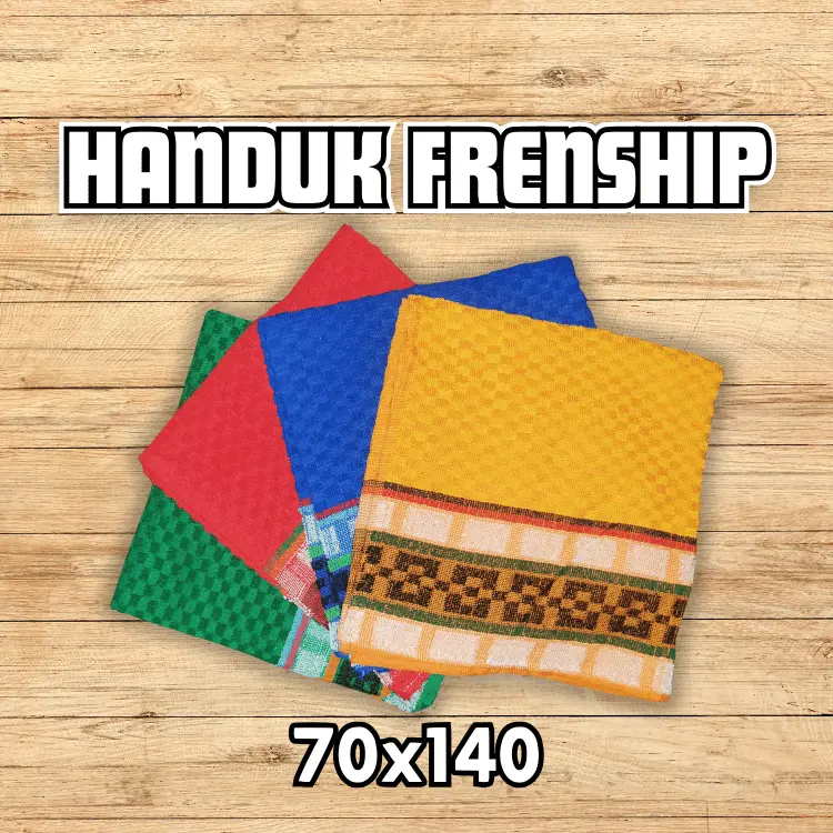 [Fiiyasshop] HANDUK FRENSHIP UKURAN 70 X 140