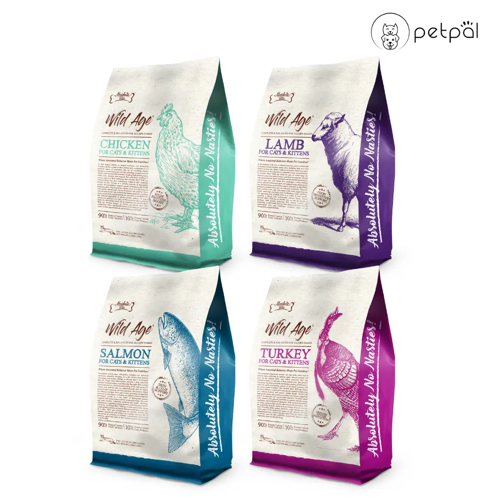 Absolute Bites Wild Age Dry Cat Food For Cats & Kittens (1.5kg | 5.4kg)