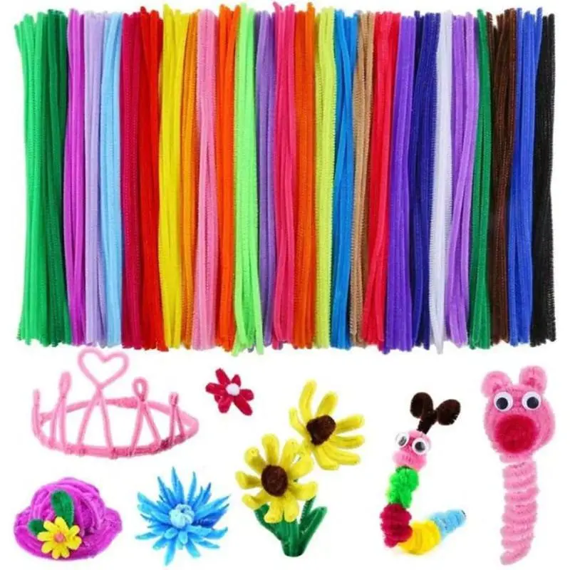Duffy Toys 100Pcs Kawat Bulu Mercy Pastel Mix Mainan Anak Craft Diy Kerajinan Tangan Pipe Cleaner Duffy Toys 100Pcs Kawat Bulu Mercy Pastel Mix Mainan Anak Craft Diy Kerajinan Tangan Pipe Cleaner