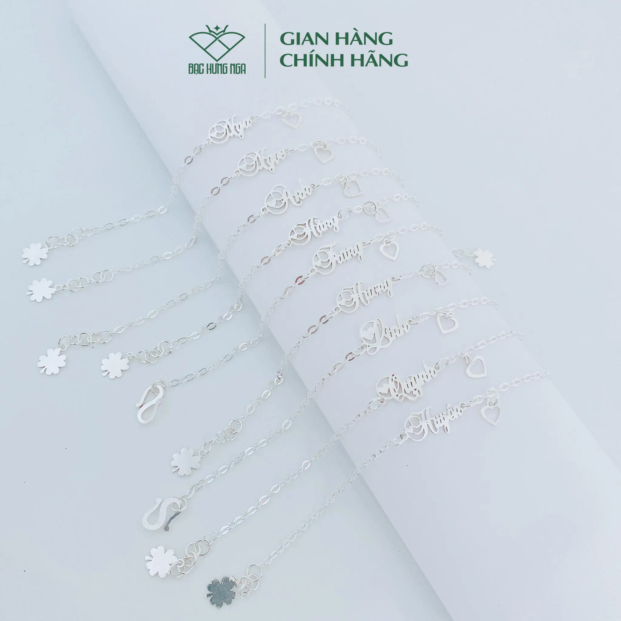 Lắc tay khắc tên theo yêu cầu