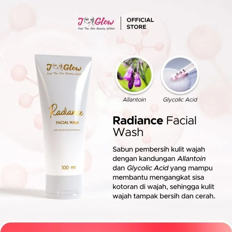 JGLOW Super Whitening Radiance Mencerahkan Kulit Wajah Facial Pencerah Niacinamide dan Perawatan Anti Aging 3