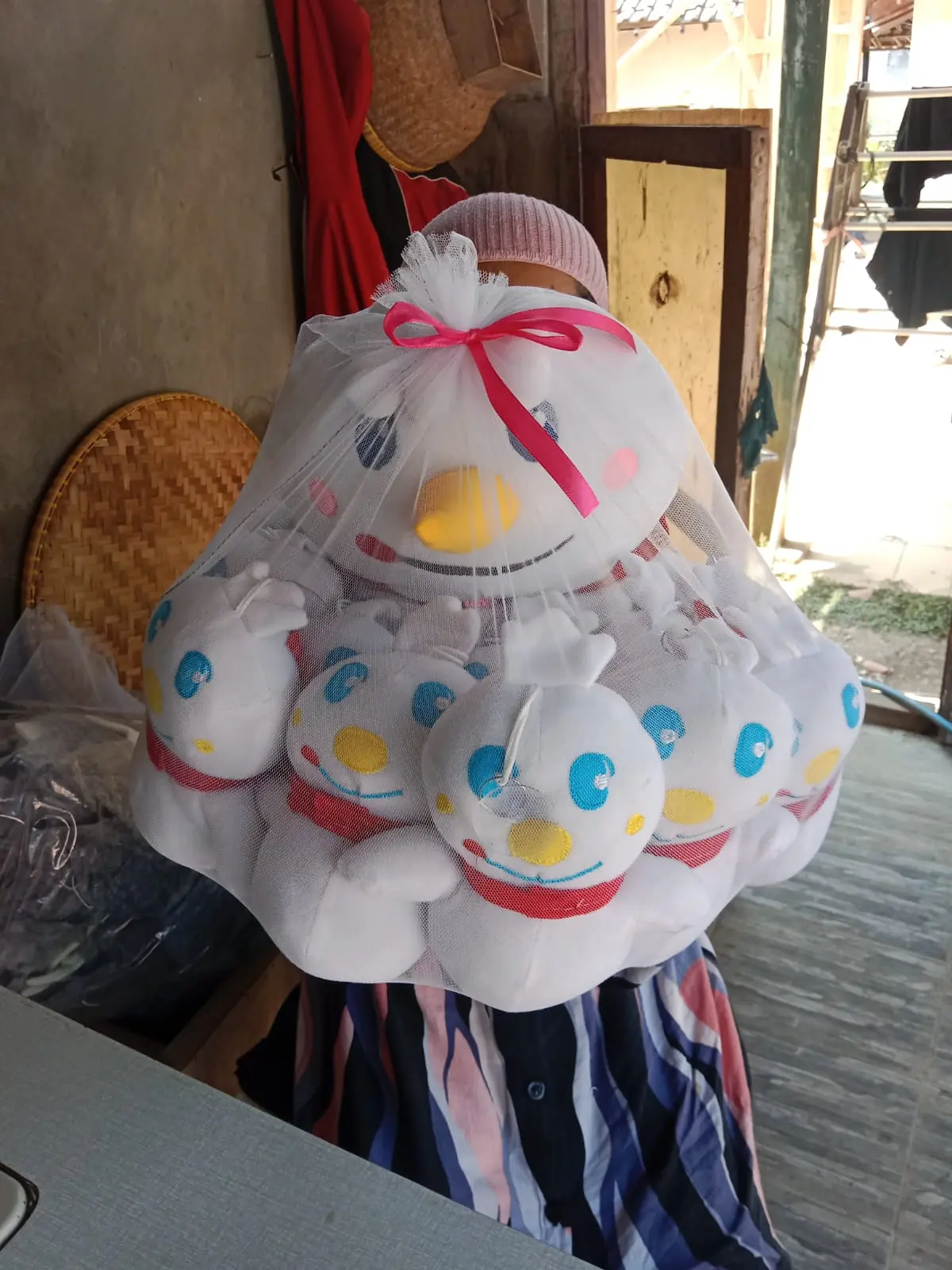paket boneka mixue isi enam 1 besar 5 kecil