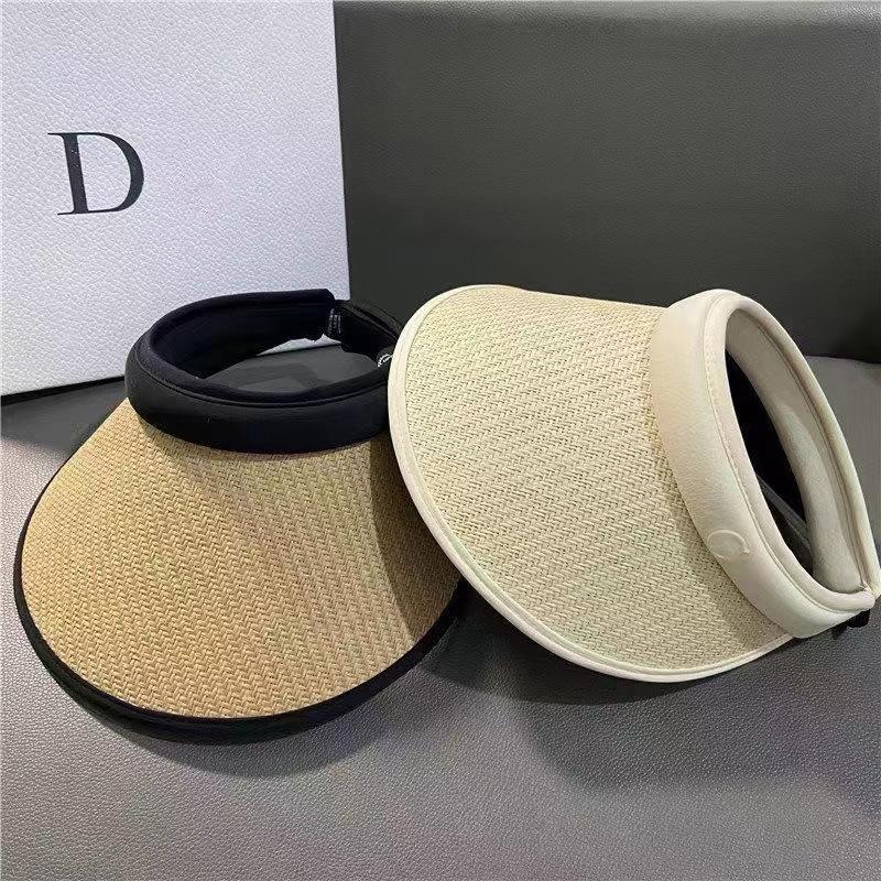 Product Introduction of 1157Fashion Luxury Women's Summer Straw Bucket Hat - Wide Brim, Foldable, Hollow, Sun Visor#FashionHat #SummerStyle #WomenFashion bucket hat 4