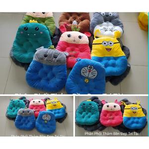 [ HINH THÂT ] Đêm ngôi bêt, gối tựa lưng mêm êm hinh thu siêu cute, nệm ngồi bệt hoạt hình