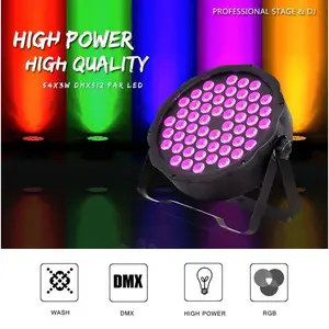 Lampu Sorot Panggung LED RGB 54 LED DMX512 – Outdoor Waterproof IP65, Efek Dinamis & Kontrol Presisi