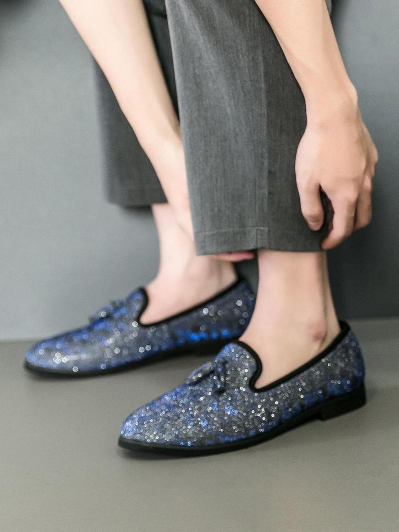 Product Introduction of Men's Slip-on Loafers, Lightweight Comfortable Loafers for Party, Daily Clothing Decor for Men, Footwear 7