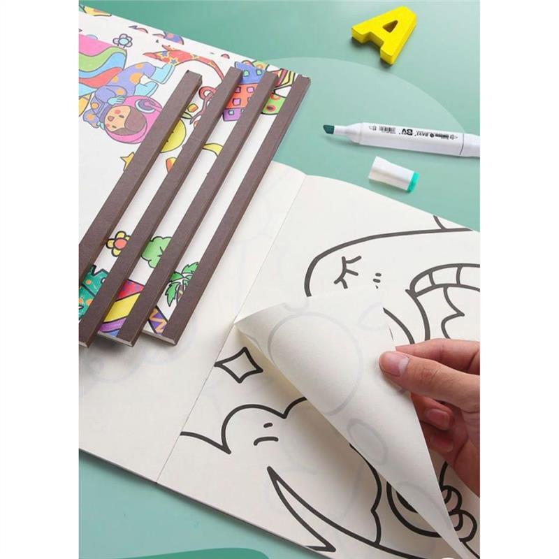 Original Product Art And Craft Colouring Book For Kid Coloring Book A3 Thick Paper Children Day Gift Goodie Bag 4